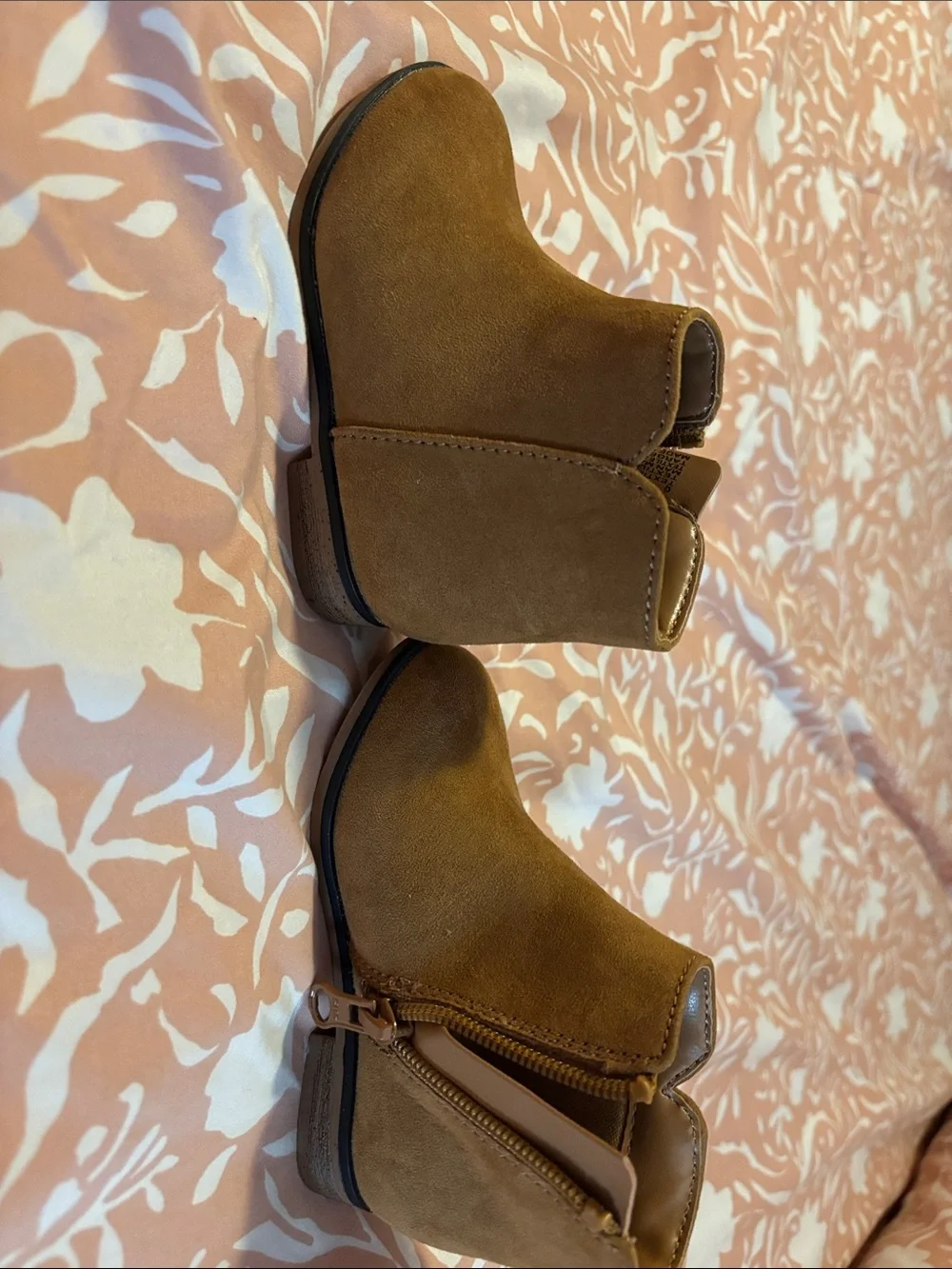 Cat & Jack Tan Girls Ankle Boots